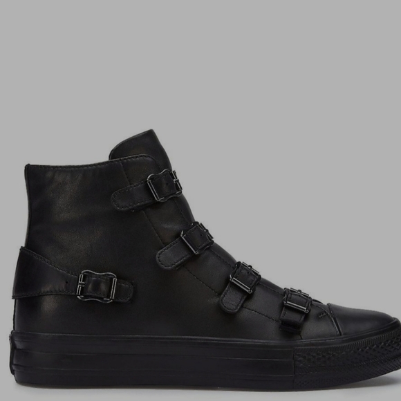 ❤️ASH authentic women's leather black sneakers rare!!!NWT - Picture 6 of 10